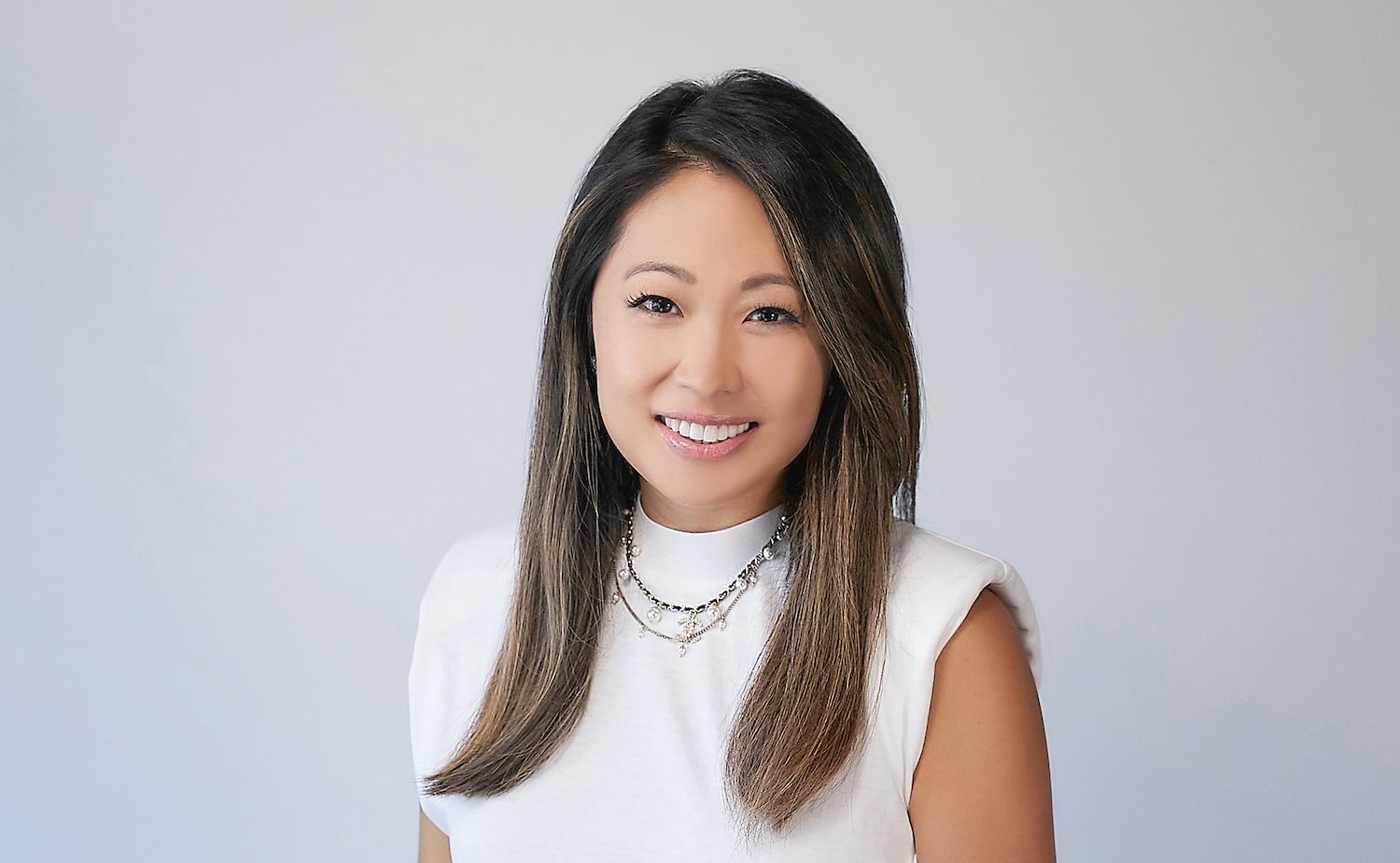 Aiberry co-founder and co-CEO Linda Chung is pictured against a white background. 