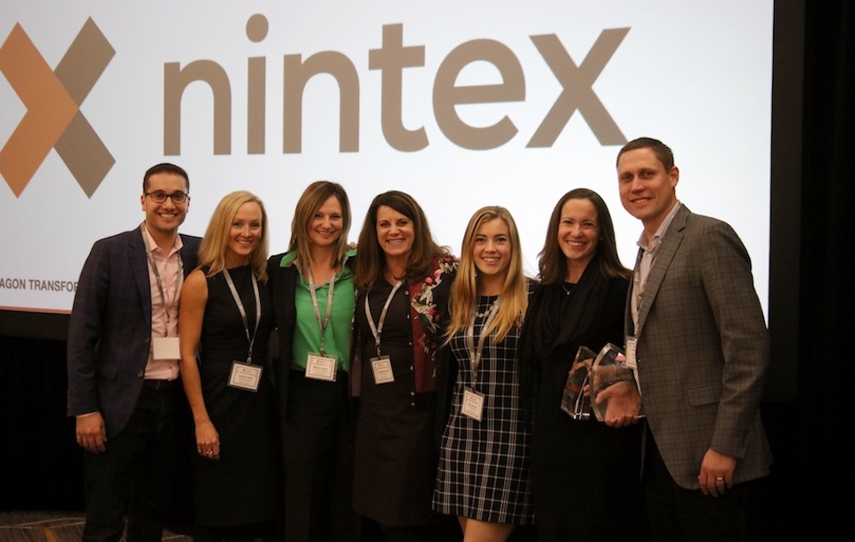 Nintex team members at conference