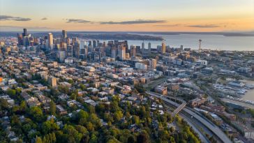 puget sound aerial overview